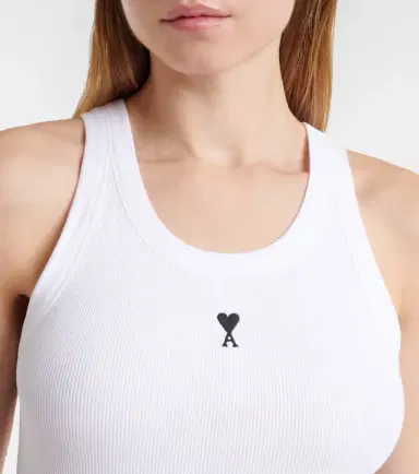 AMI PARIS Ami De Caur cotton jersey tank top | Thumbnail 4 AMI PARIS Ami De Caur cotton jersey tank top | Thumbnail 4