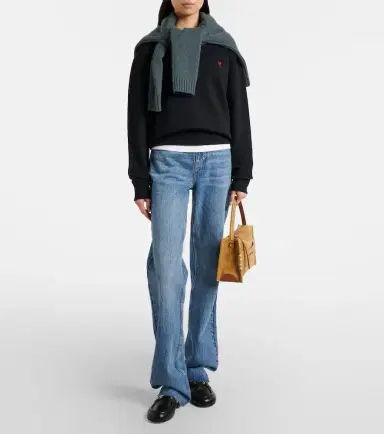 AMI PARIS Ami De Caur cotton jersey sweatshirt | Thumbnail 2