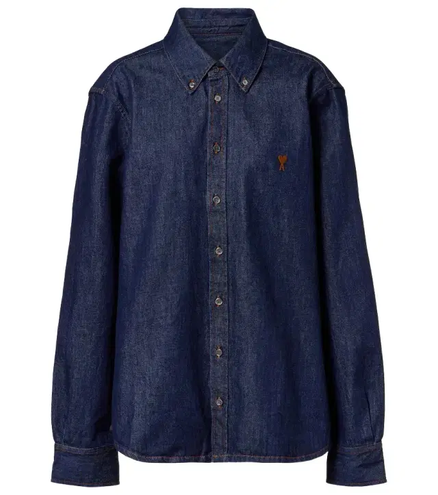 Ami Paris Ami De Caur denim shirt