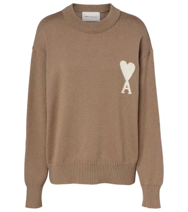 Ami Paris Ami De Caur wool and cotton sweater