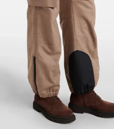 Brunello Cucinelli Virgin wool flannel cargo pants | Thumbnail 4