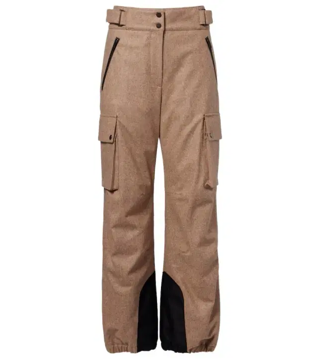 Brunello Cucinelli Virgin wool flannel cargo pants