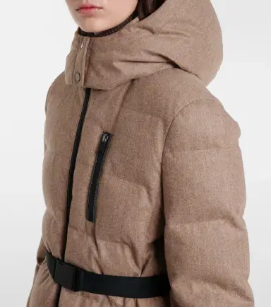 Brunello Cucinelli Virgin wool flannel down jacket | Thumbnail 4 Brunello Cucinelli Virgin wool flannel down jacket | Thumbnail 4