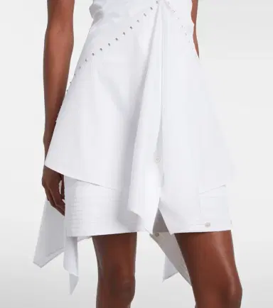 Alexander McQueen Ruffled cotton minidress | Thumbnail 5