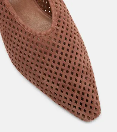 Jil Sander Perforated suede slingback flats | Thumbnail 4