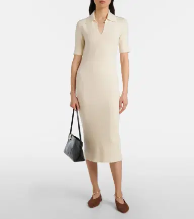 Jil Sander Perforated suede slingback flats | Thumbnail 6