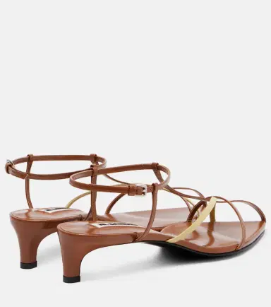 Jil Sander 35 leather sandals | Thumbnail 2