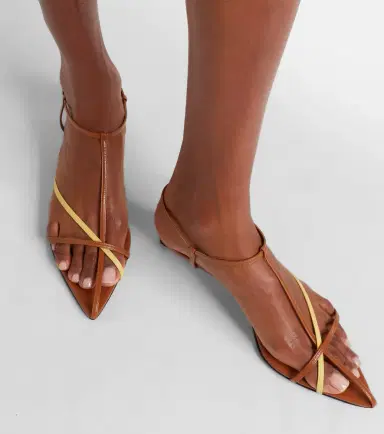 Jil Sander 35 leather sandals | Thumbnail 5