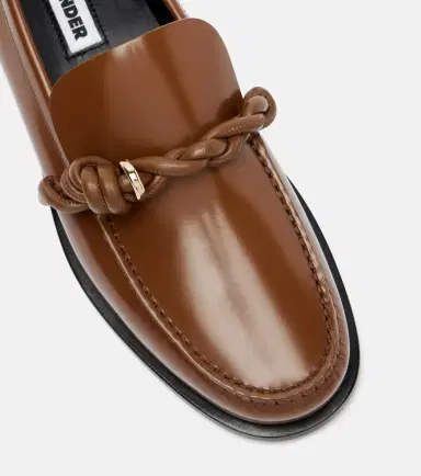 Jil Sander Tangle leather loafers | Thumbnail 2
