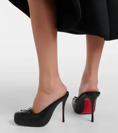 Christian Louboutin Cassia leather mules | Thumbnail 6