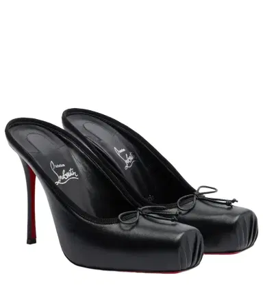 Christian Louboutin Cassia leather mules | Thumbnail 1