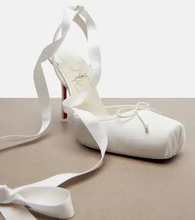 Christian Louboutin Cassia satin pumps | Thumbnail 3 Christian Louboutin Cassia satin pumps | Thumbnail 3