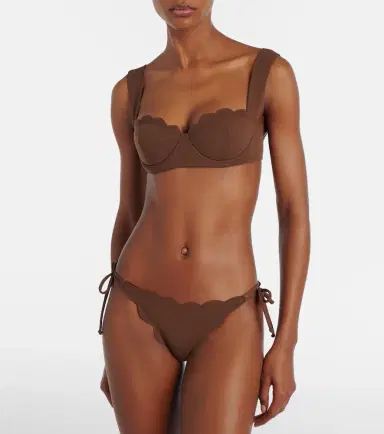 Marysia North scalloped bikini top | Thumbnail 3