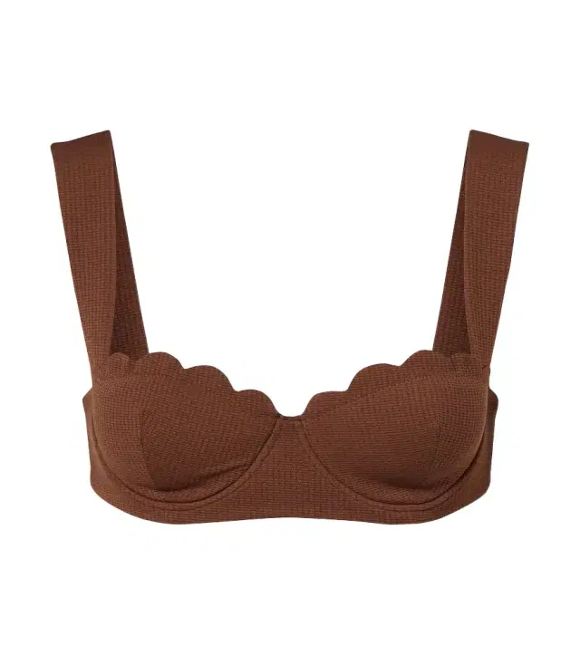 North scalloped bikini top
