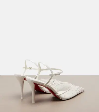 Christian Louboutin Miss Z embellished slingback pumps | Thumbnail 4 Christian Louboutin Miss Z embellished slingback pumps | Thumbnail 4