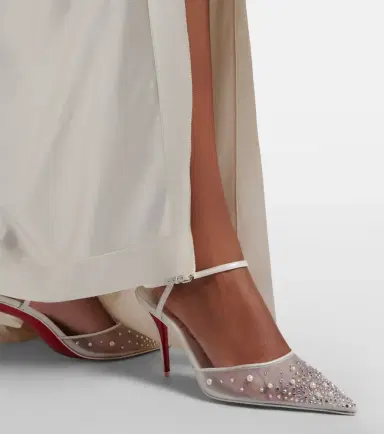 Christian Louboutin Miss Z embellished slingback pumps | Thumbnail 5 Christian Louboutin Miss Z embellished slingback pumps | Thumbnail 5