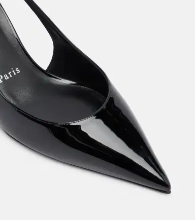 Christian Louboutin Miss Z 60 patent leather slingback pumps | Thumbnail 2