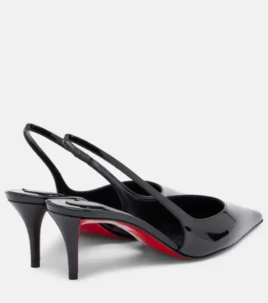 Christian Louboutin Miss Z 60 patent leather slingback pumps | Thumbnail 3