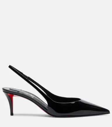 Christian Louboutin Miss Z 60 patent leather slingback pumps | Thumbnail 4