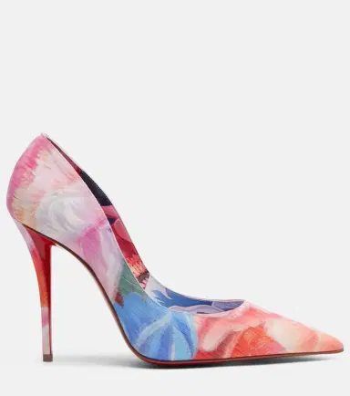 Christian Louboutin Miss Z floral chiné pumps | Thumbnail 2