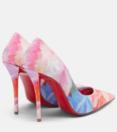 Christian Louboutin Miss Z floral chiné pumps | Thumbnail 4