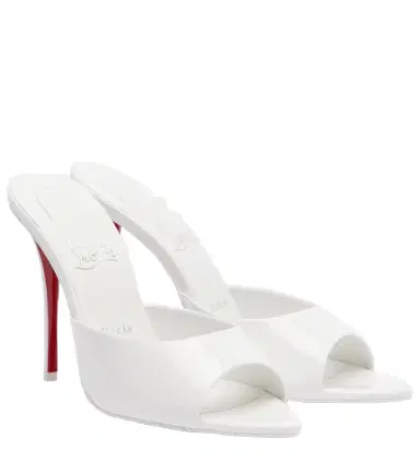 Christian Louboutin Miss Z patent leather mules | Thumbnail 1 Christian Louboutin Miss Z patent leather mules | Thumbnail 1