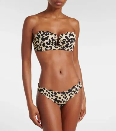Marysia Lisbon leopard-print bikini top | Thumbnail 4