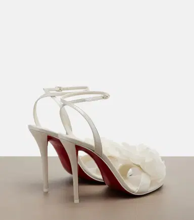 Christian Louboutin Miss Z Flora leather sandals | Thumbnail 2