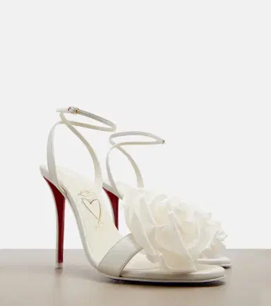 Christian Louboutin Miss Z Flora leather sandals | Thumbnail 4