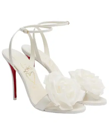 Christian Louboutin Miss Z Flora leather sandals | Thumbnail 1