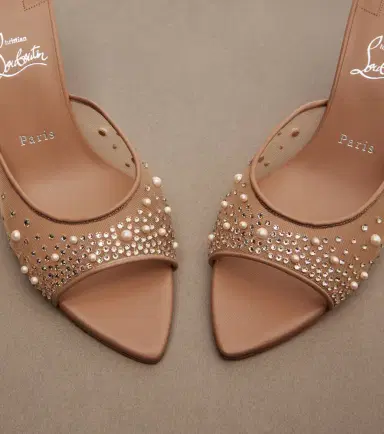 Christian Louboutin Miss Z Degrastrass Perla mesh mules | Thumbnail 2 Christian Louboutin Miss Z Degrastrass Perla mesh mules | Thumbnail 2