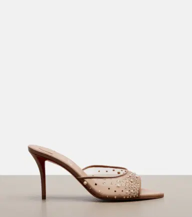Christian Louboutin Miss Z Degrastrass Perla mesh mules | Thumbnail 4 Christian Louboutin Miss Z Degrastrass Perla mesh mules | Thumbnail 4
