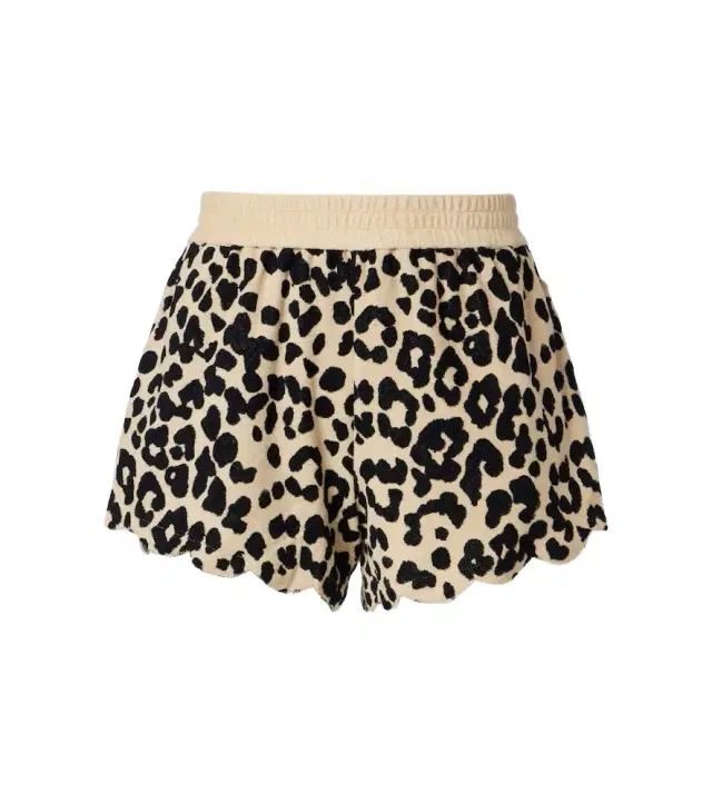 Bellini leopard-print cotton-blend shorts