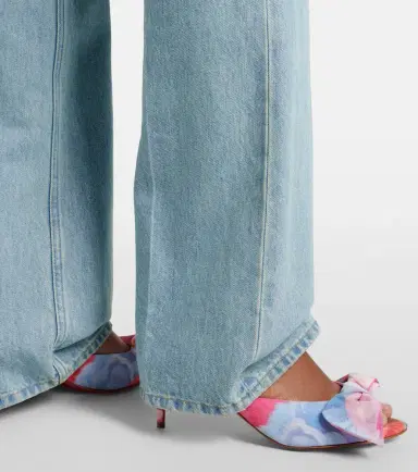 Christian Louboutin Mulazee bow-detail floral chiné mules | Thumbnail 6 Christian Louboutin Mulazee bow-detail floral chiné mules | Thumbnail 6