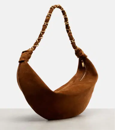 Saint Laurent Amalia suede shoulder bag | Thumbnail 2