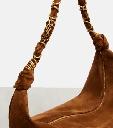 Saint Laurent Amalia suede shoulder bag | Thumbnail 3