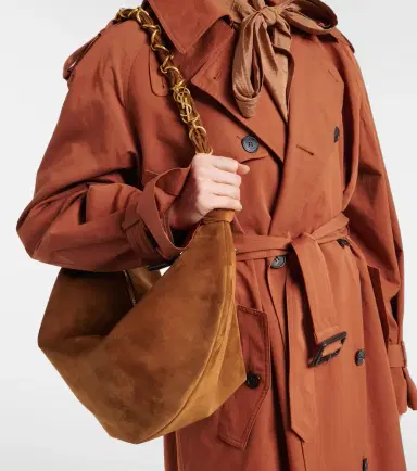 Saint Laurent Amalia suede shoulder bag | Thumbnail 7