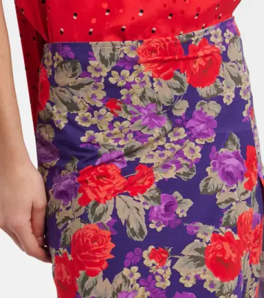 Acne Studios Intessa floral midi skirt | Thumbnail 2