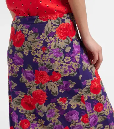 Acne Studios Intessa floral midi skirt | Thumbnail 5