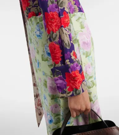 Acne Studios Dalmati floral midi dress | Thumbnail 4
