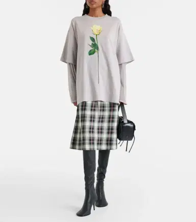 Acne Studios Edra printed cotton jersey T-shirt | Thumbnail 5