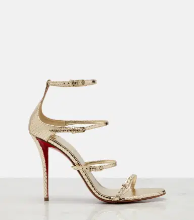 Christian Louboutin Millenium snake-effect leather sandals | Thumbnail 2 Christian Louboutin Millenium snake-effect leather sandals | Thumbnail 2