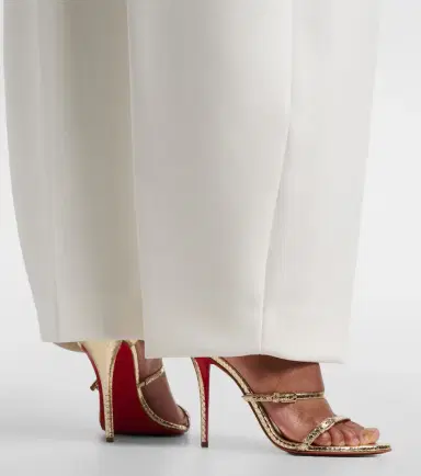Christian Louboutin Millenium snake-effect leather sandals | Thumbnail 6 Christian Louboutin Millenium snake-effect leather sandals | Thumbnail 6