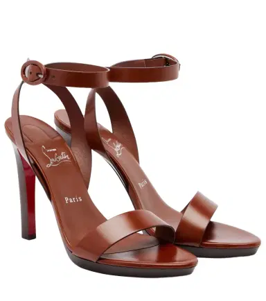 Christian Louboutin Fanny leather slingback sandals | Thumbnail 1 Christian Louboutin Fanny leather slingback sandals | Thumbnail 1