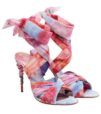 Christian Louboutin Affabula floral sandals | Thumbnail 1 Christian Louboutin Affabula floral sandals | Thumbnail 1