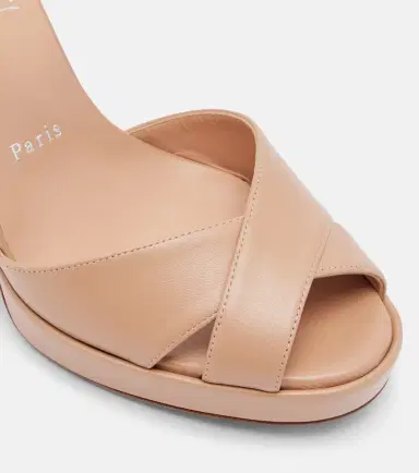 Christian Louboutin Cora 100 leather sandals | Thumbnail 3 Christian Louboutin Cora 100 leather sandals | Thumbnail 3