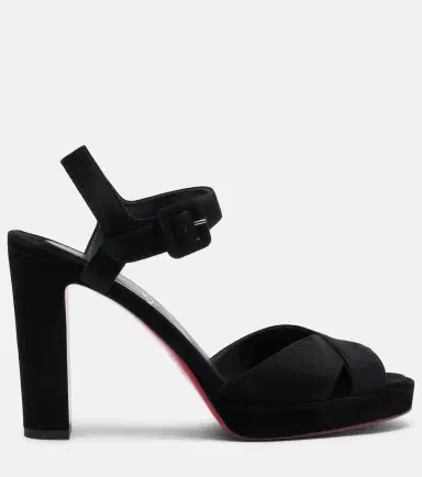 Christian Louboutin Cora 100 suede sandals | Thumbnail 3
