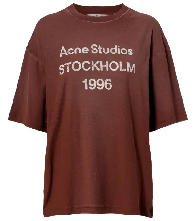 Logo cotton and hemp jersey T-shirt