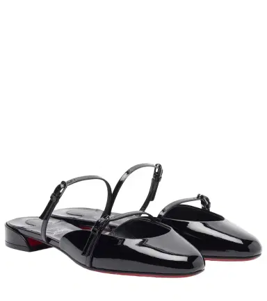 Christian Louboutin Jane Nina patent leather mules | Thumbnail 1 Christian Louboutin Jane Nina patent leather mules | Thumbnail 1