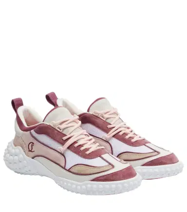 Christian Louboutin Mara suede and mesh sneakers | Thumbnail 1 Christian Louboutin Mara suede and mesh sneakers | Thumbnail 1